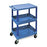 Utility Cart 1 Shelf, 2 Tubs - 24â€³W x 18â€³D x 36.5â€³H (including casters)