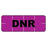 Alert Tamper-Evident Label DNR - Purple