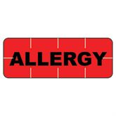 Alert Tamper-Evident Label Allergy - Red