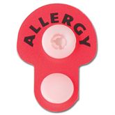 Alert Wristband Snaps Allergy - Red