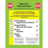 Precautions Label Droplet