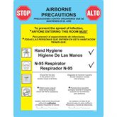 Precautions Label Airborne