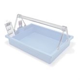 IsoBox Tray Accessories Bedside - Low Profile Handle - 5"W x 16.125"L x 8.25"H