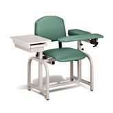 Lab X Standard Draw Chair 20" seat height With Side Drawer - 40"W x 27"D x 36"H