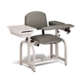 Lab X Standard Draw Chair 20" seat height With Side Drawer - 40"W x 27"D x 36"H