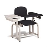 Lab X Standard Draw Chair 20" seat height With Side Drawer - 40"W x 27"D x 36"H