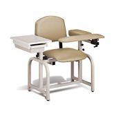 Lab X Standard Draw Chair 20" seat height With Side Drawer - 40"W x 27"D x 36"H