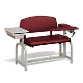 Lab X Series Extra Wide Blood Draw Chairs Lab X Extra-Wide Draw Chair with Drawer 53"W x 26" D x 36"H