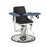 Hydraulic Draw Chair with Padded Armrests Without Side Drawer - 30.75"W x 30"D x 49"H