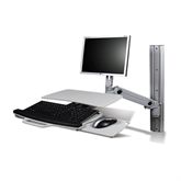 Fluid Wall Arm LT with Workstation Tray