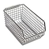 Wire Mesh Hang & Stack Bin 4.25"W x 7.25"D x 3"H