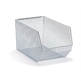 Wire Mesh Hang & Stack Bin 16.25"W x 14.5"D x 7"H