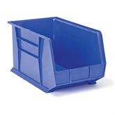 Organizer Bins 11"W x 18"D x 10"H - Available in Blue, Green, Red, Semi-Clear, Stone and Yellow