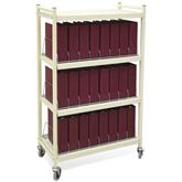 Open-Style Chart Carts 24-Capacity - 34.5"W x 17"D x 56"H