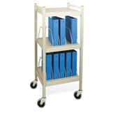 Open-Style Chart Carts 10-Capacity - 19"W x 17"D x 41.75"H