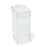 Acrylic Waste Container with Lid 4.125"W x 8.5625"H