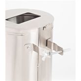 Pole Mounting Kit for Stainless Waste Can with Lid