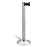 Retractable Belt Stanchion 7' Satin Aluminum