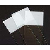 White Frost Slides 45° Beveled Edge - Double Frost