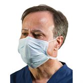 Tie-On Surgical Mask Blue