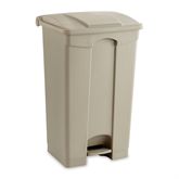 Plastic Step-On Receptacles 23gal - 19.75"W x 16.25"D x 32.25"H