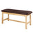 Flat Top Wooden Treatment Exam Table H-Brace Wooden Flat Top Treatment Exam Table with H-Brace - 72"L x 27"W x 31"H