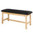 Flat Top Wooden Treatment Exam Table H-Brace Wooden Flat Top Treatment Exam Table with H-Brace - 72"L x 30"W x 31"H