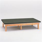 Heavy-Duty Exam Table with Upholstered Platform Top Heavy-Duty Treatment Exam Table with Upholstered Mat Platform Top - 60"W x 84"L x 18"H