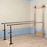 Physical Therapy Wall Mounted Folding Parallel Bars Physical Therapy Wall Mounted Folding Parallel Bars - 28"W x 84"L x 28"H