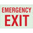 Emergency Exit Sign Sign, Emergency Exit, 10"x14