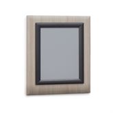 Black Frame Single Frame Messaging Board - 13"W x 15"H