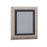 Black Frame Single Frame Messaging Board - 13"W x 15"H