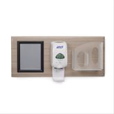 Exam Room Hygiene Mask and Glove Panel Room Organization with Glove and Mask Dispenser on Panel - 35"W x 16"H