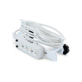 Universal Mounting Bracket With 4 Outlet Power Strip