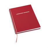 Lined Laboratory Notebook Laboratory Notebook, 200 pages, Lined, Red