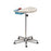 Half Round Stationary Padded Phlebotomy Stand Half Round Stationary Padded Phlebotomy Stand with CAL133 Vinyl