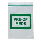 Pharmacy Bags Pre-Op Meds - 4" x 6