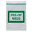 Pharmacy Bags Pre-Op Meds - 6" x 8