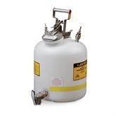 HPLC Safety Disposal Can Stainless - 5gal - Round - 12"D x 20"H