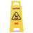 Floor Sign Bilingual "Caution