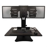 High Rise Desk Converters Adjustable Sit-Stand Desk Converter - Dual Monitor