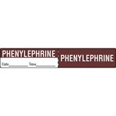 IV Tubing Medication Label Phenylepherine