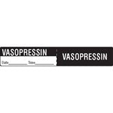 IV Tubing Medication Label Vasopressin