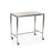 Stainless Steel Instrument Table with H-Brace 60"L x 24"W x 34"H