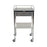 Stainless Steel Utility Table 1 Drawer and Guardrail - 20"W x 16"D x 34"H