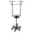 Double IV Pole Stainless Steel Double IV Pole with Steering Wheel and Patient Tray