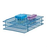 Jumbo Wire Tube Rack For 13mm/3mL, 5mL, 7mL Tubes - Holds 176 - 11.75"L x 7.75"W x 2.5"H