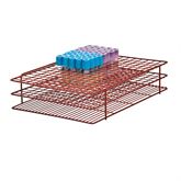 Jumbo Wire Tube Rack For 13mm/3mL, 5mL, 7mL Tubes - Holds 176 - 11.75"L x 7.75"W x 2.5"H