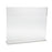 Sink Splash Guard With Sign Holder - 23.625"L x 4.5"W x 19.25"H