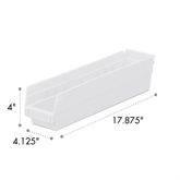 4"H Shelf Bin 4.125"W x 17.875"D